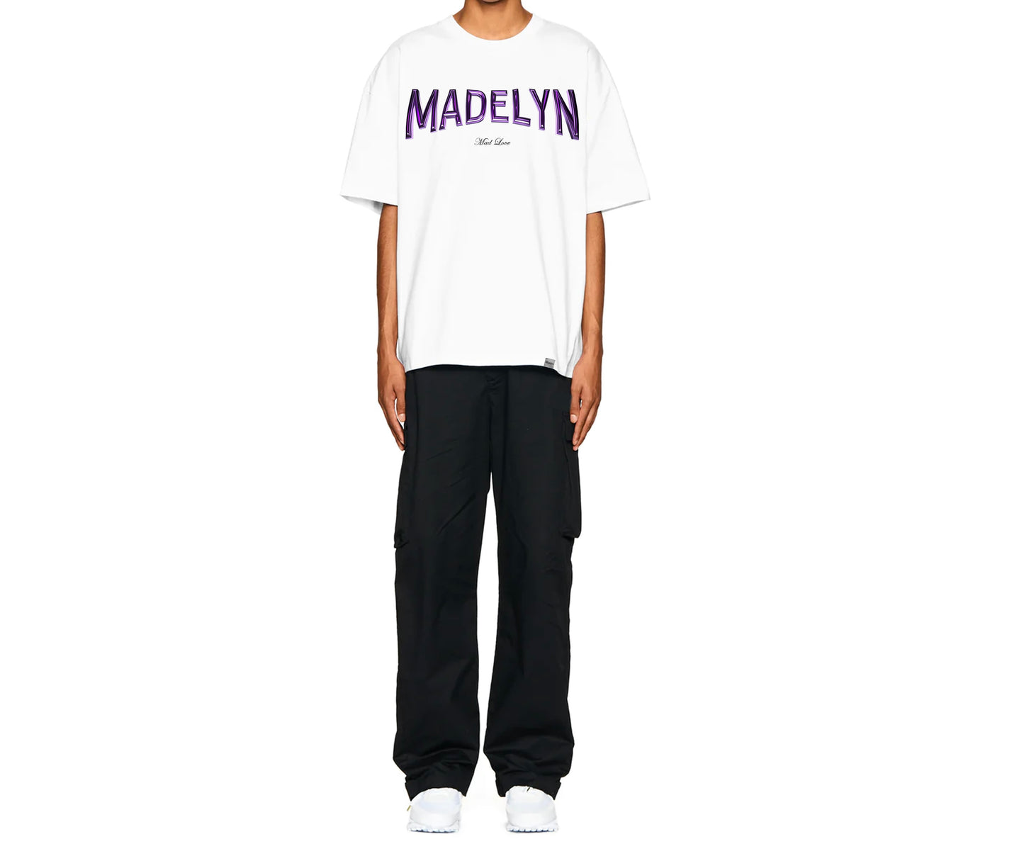 MADELYN 3D WHITE TEE