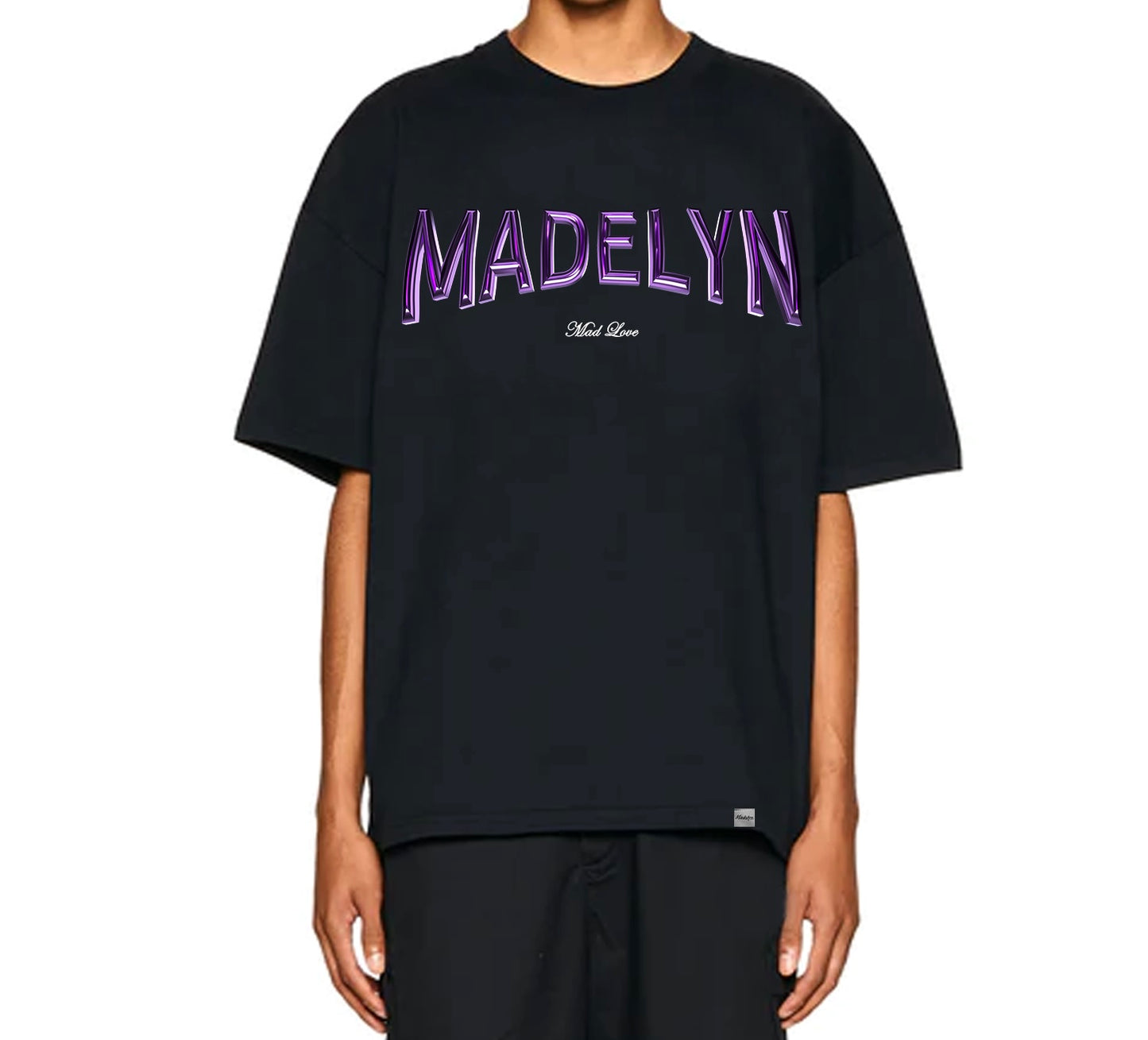 MADELYN 3D BLACK TEE