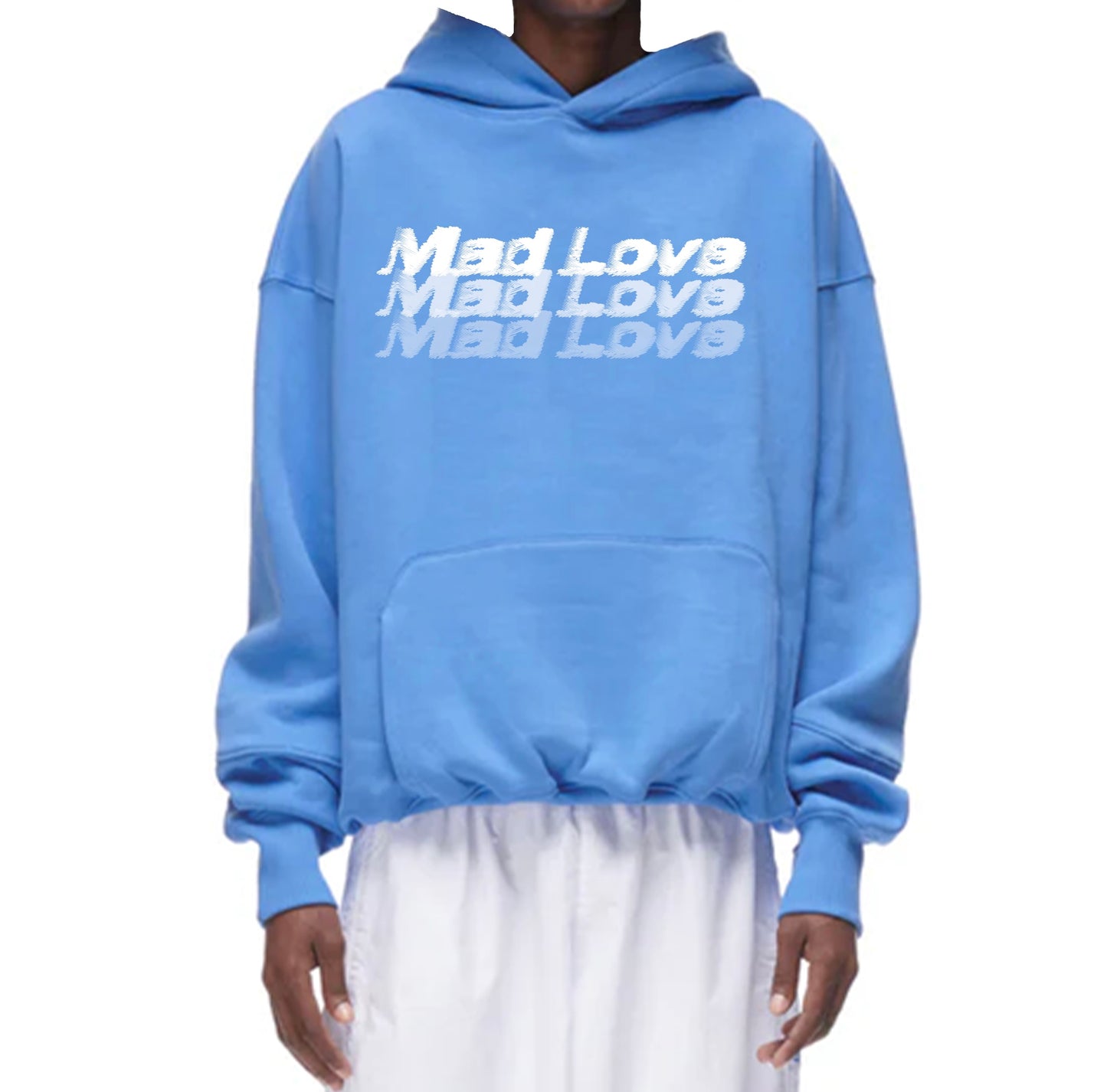 MAD LOVE HOODIE BLUE