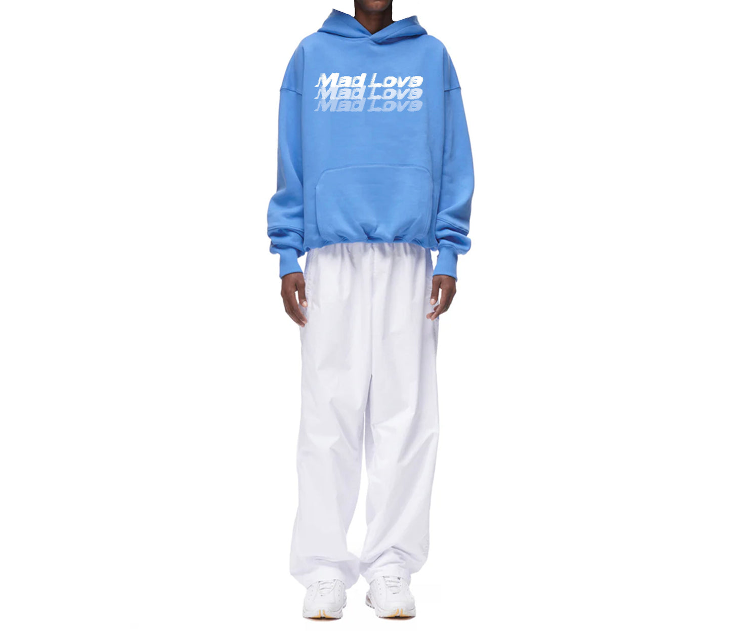 MAD LOVE HOODIE BLUE