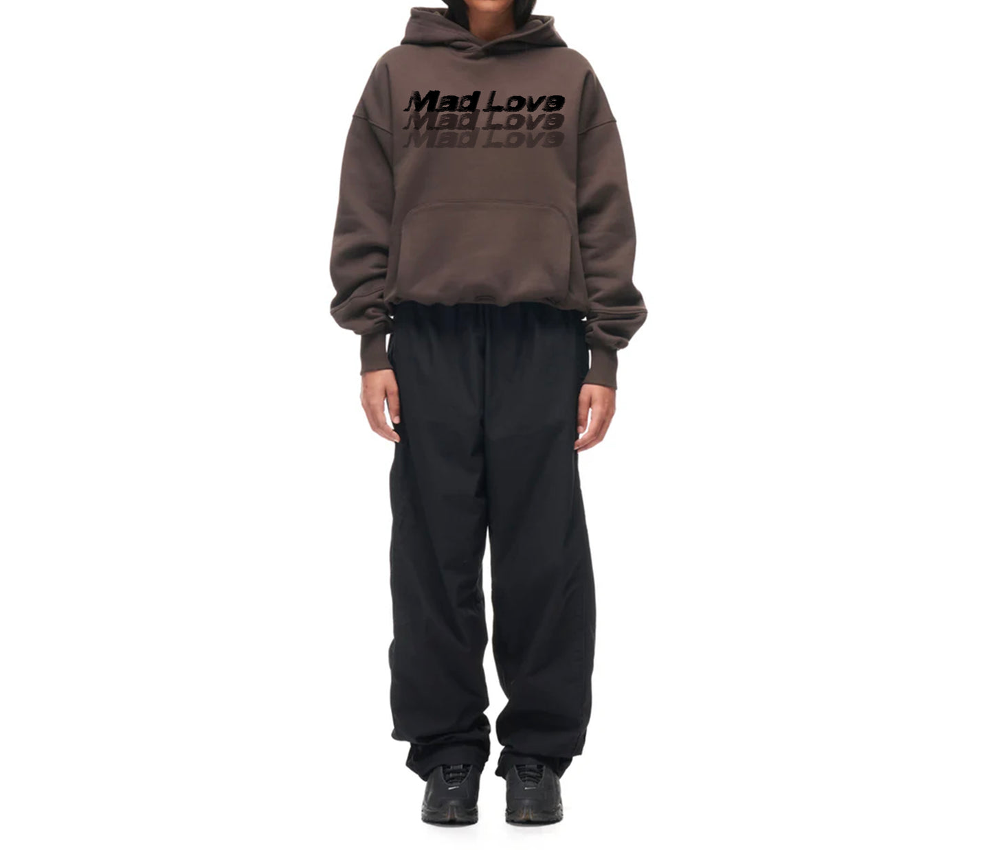 MAD LOVE HOODIE BROWN