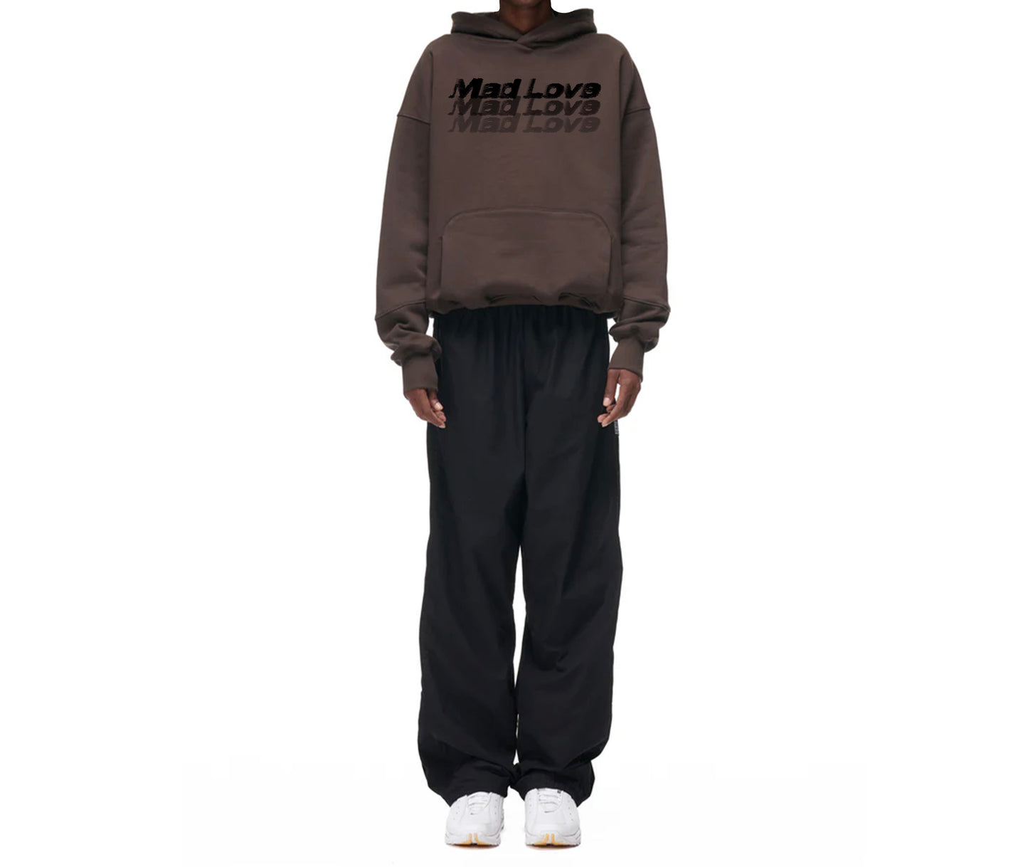 MAD LOVE HOODIE BROWN