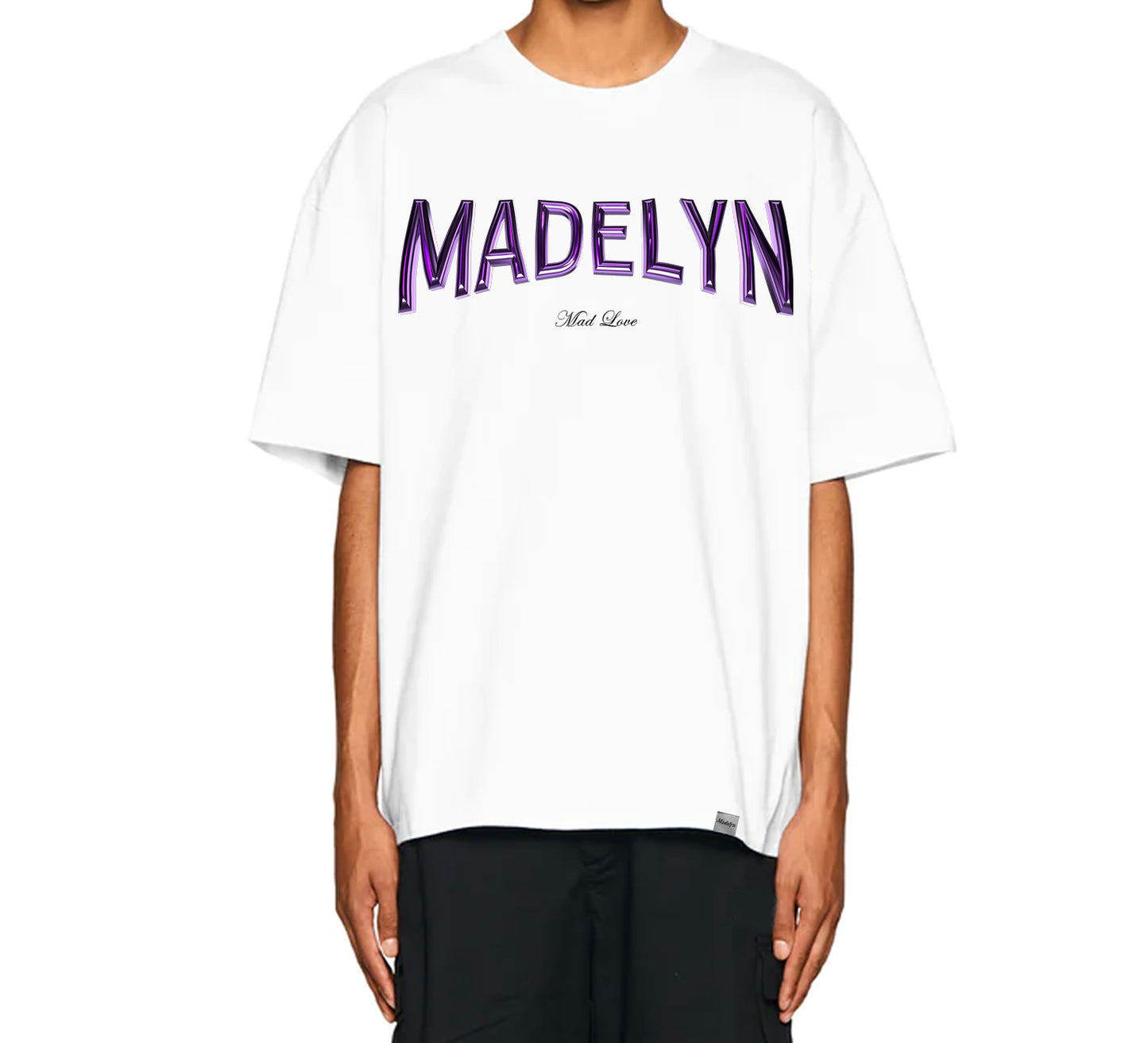 MADELYN 3D WHITE TEE